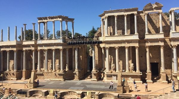 Excursión escolar al teatro romano y monumentos de Mérida (3)
