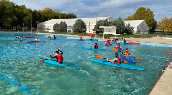 Piragüismo para escolares y orientación en el Parque Juan Carlos I (5)