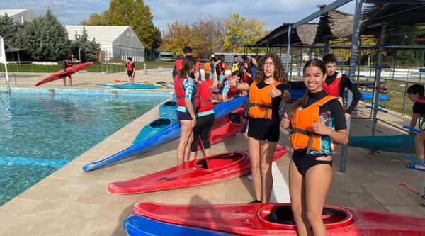 Piragüismo para escolares y orientación en el Parque Juan Carlos I (6)